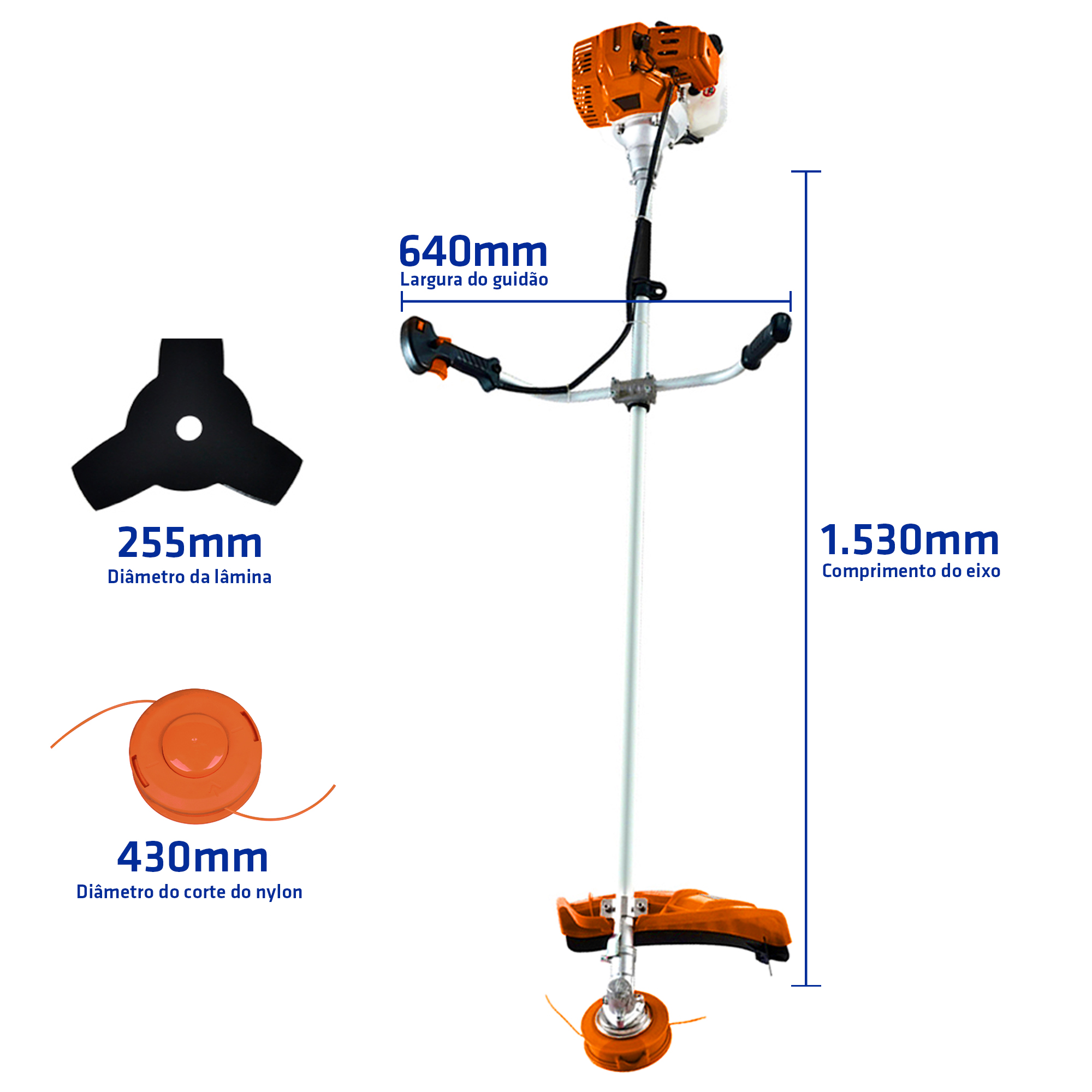 Roçadeira a gasolina SKIM4200 – INTECH MACHINE