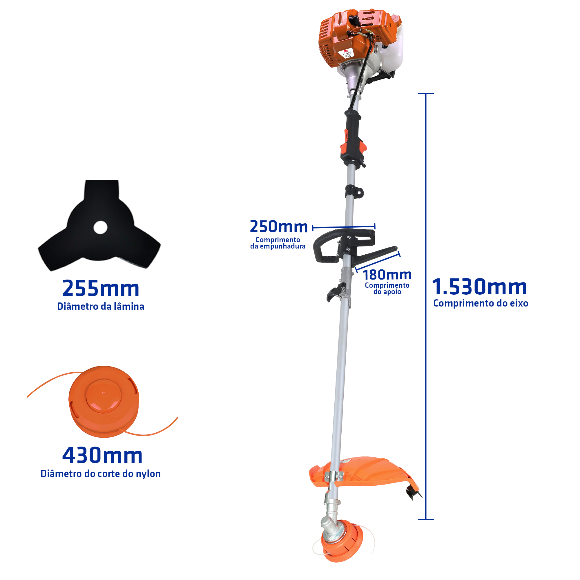 Roçadeira multifuncional SKIM4200 Multi – INTECH MACHINE