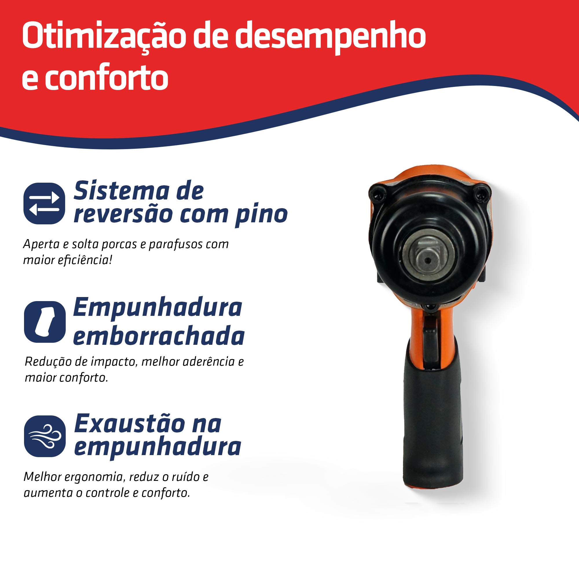 トラッチー Chave de impacto pneumática PN800 – INTECH MACHINE