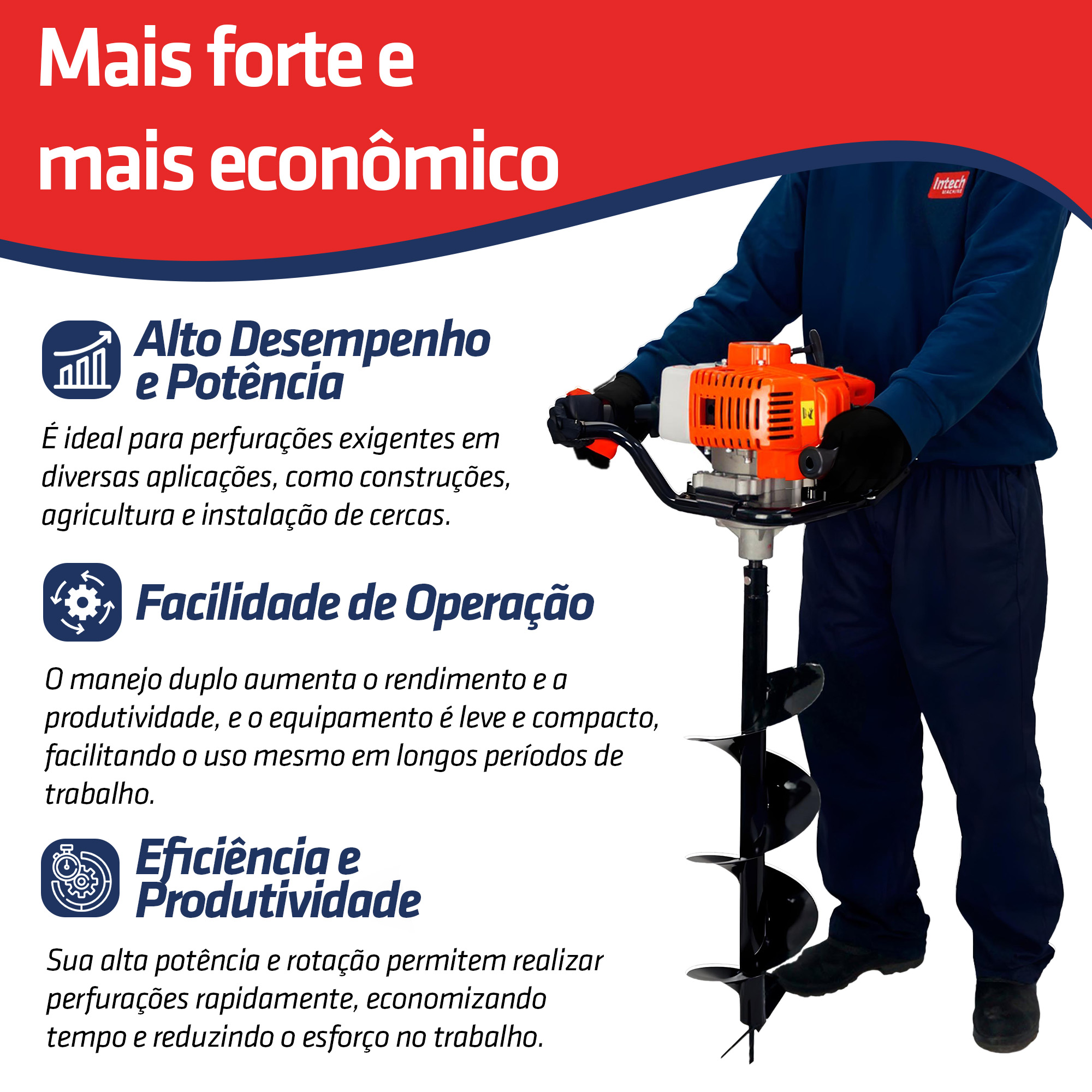 Perfurador de Solo GROUND5200 – INTECH MACHINE