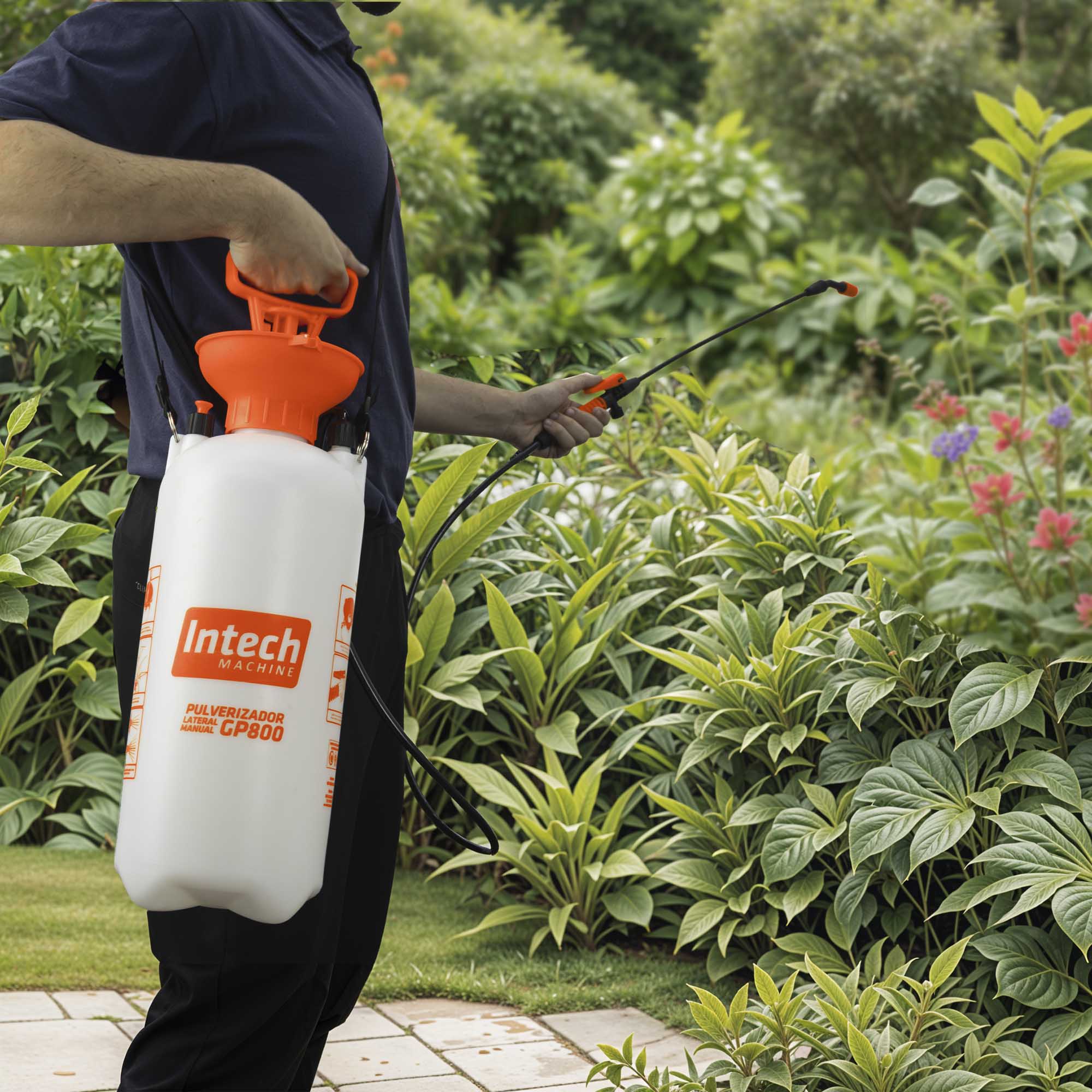 Pulverizador lateral 8L GP800 – INTECH MACHINE