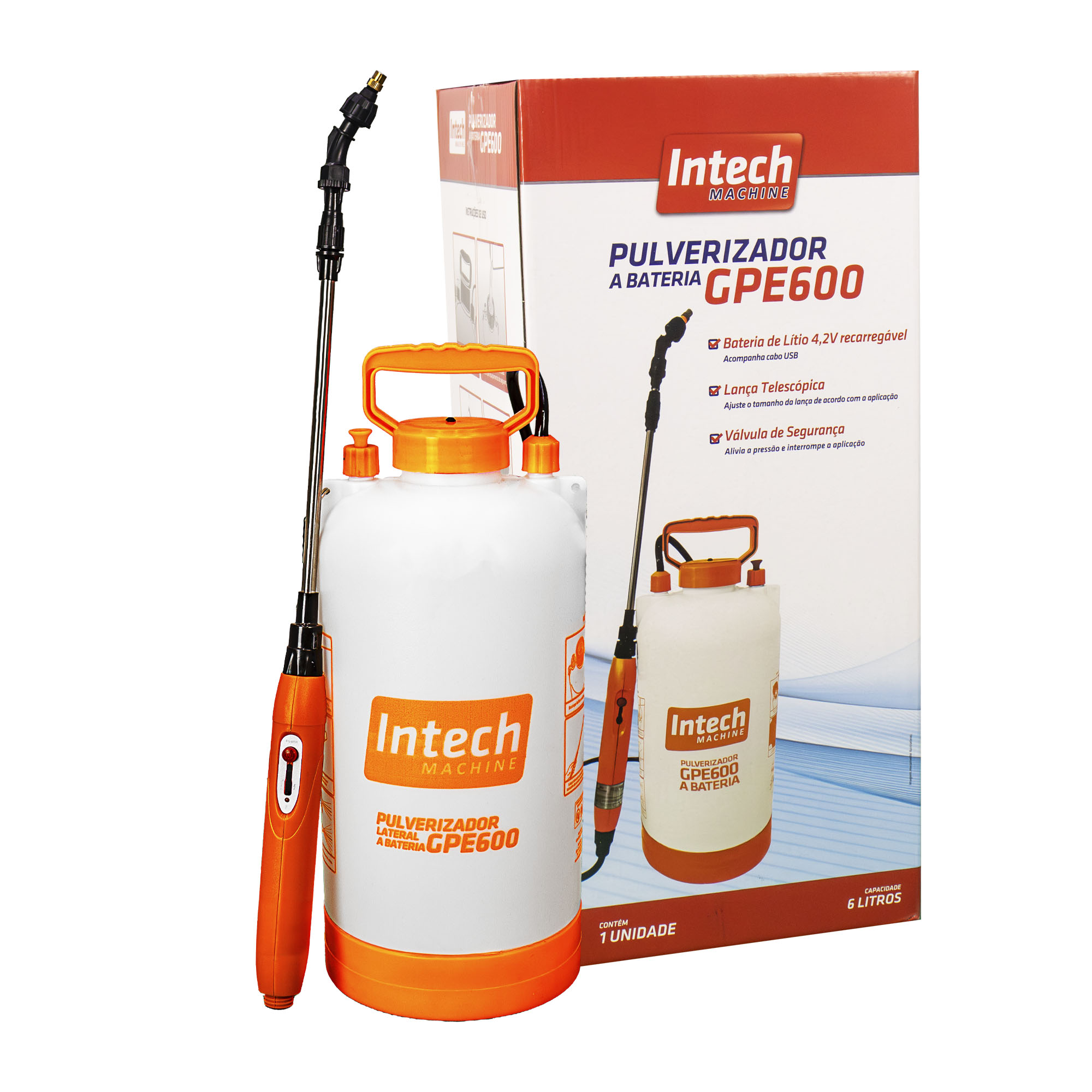 Pulverizador lateral 6L GPE600 – INTECH MACHINE