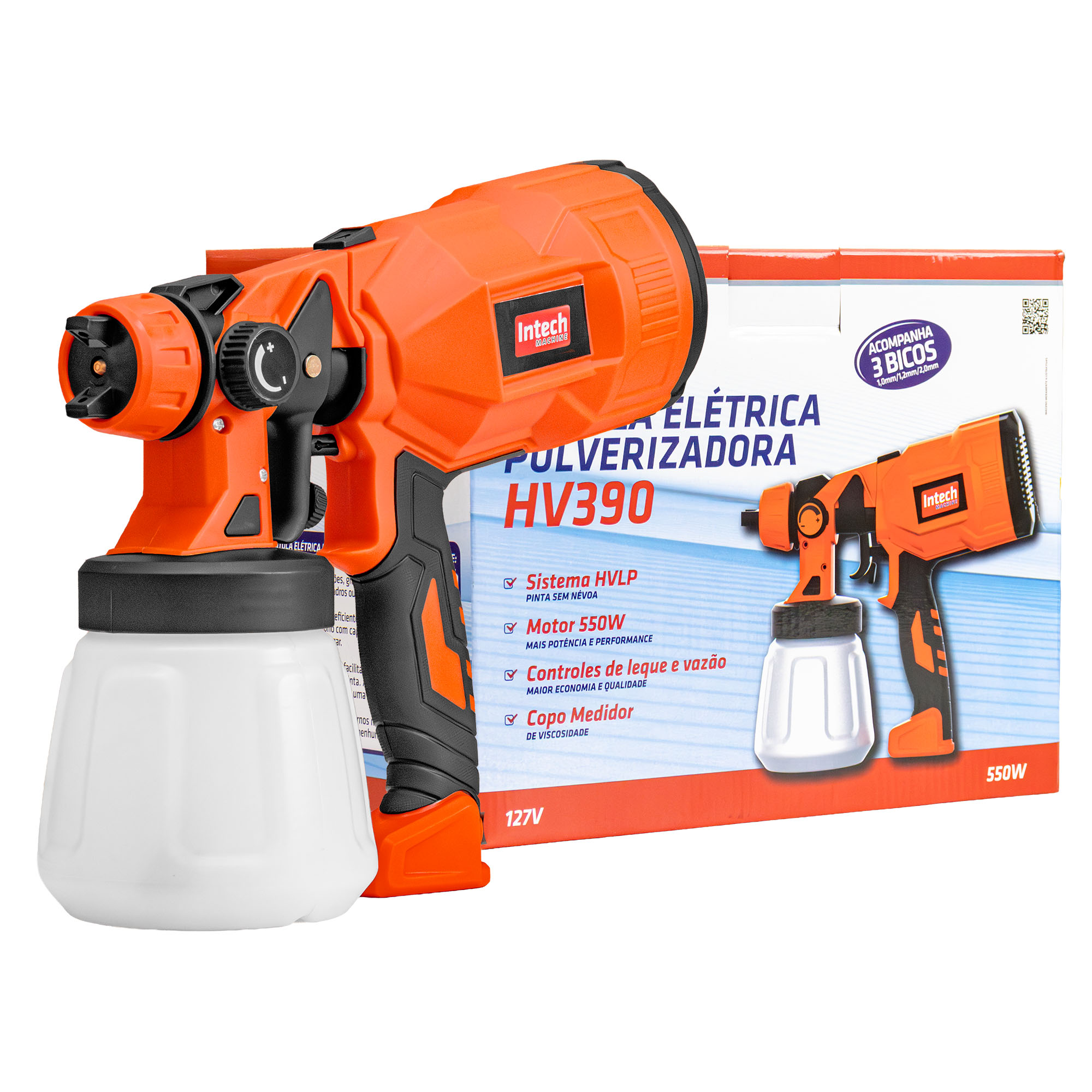 ヘピニキ　ブラジル打楽器CONTEMPORÂNEA Pistola elétrica pulverizadora HV390 – INTECH MACHINE
